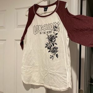 Torrid Cold Shoulder T-shirt